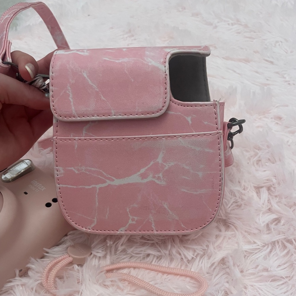Instax Mini 11 Blush Camera with Marble Case - Picture 9 of 10